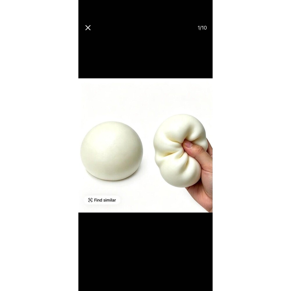 Squishy Bun / Bread / Bao Bun Fidget Toy
